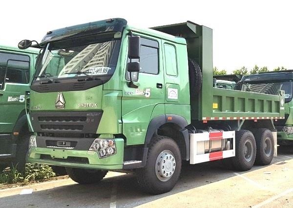 Xe tải ben Howo 3 chân 380hp Cabin V7G