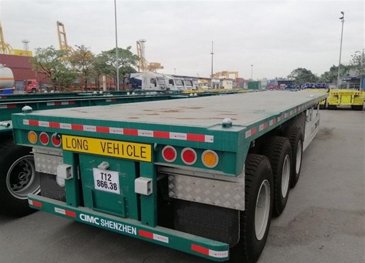 Sơ mi rơ mooc Sàn CIMC 40 feet 3 trục