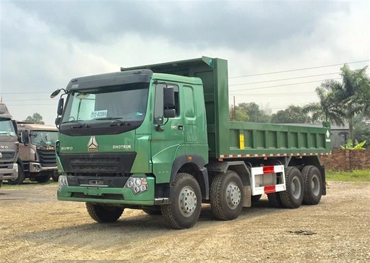Xe tải ben howo 4 chân 380hp Cabin V7G