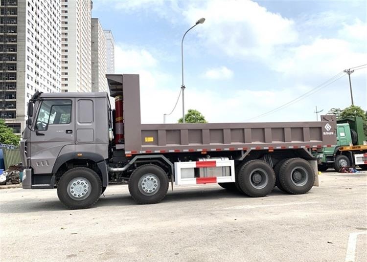 Xe tải ben howo 4 chân 380hp Cabin V7G